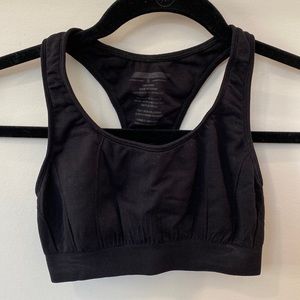 Jockey black sports bra